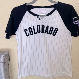 ColoradoRockiesBaseballT-Shirt Size Youth/ Women S